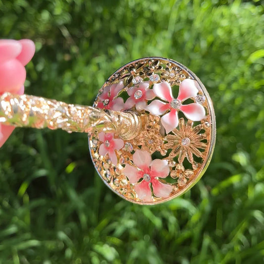 Gold Engraved Champagne Flute (Set of Two)